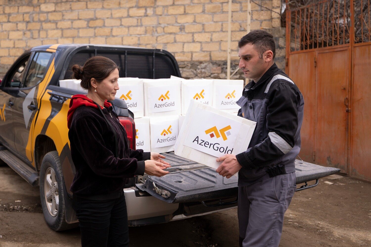 AzerGold” Daşkəsən sakinlərinə Ramazan sovqatları təqdim edib - FOTO
