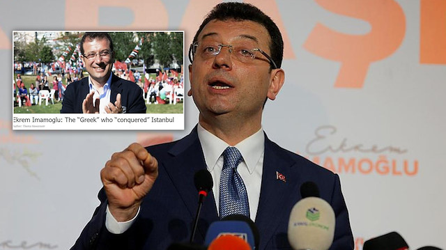 “Əkrəm İmamoğlu - İstanbulu fəth edən yunan” və ya “Ayasofyanın intiqamı”