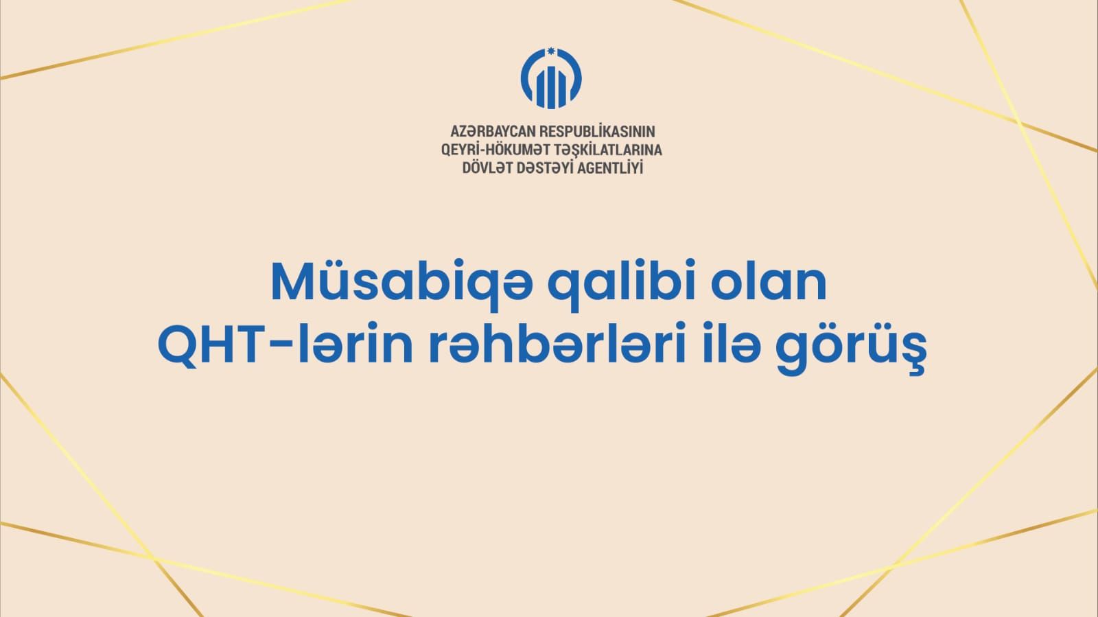Agentlik QHT rəhbərlərini görüşə çağırdı
