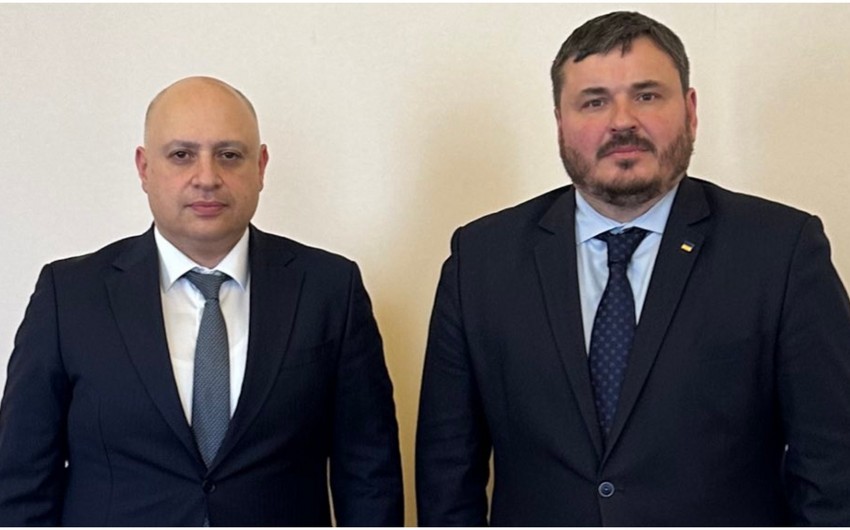 Ukrayna səfiri Samir Şərifovla görüşdü