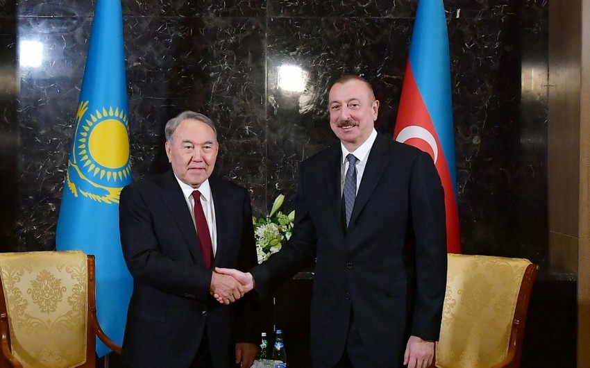 Nazarbayevdən İlham Əliyevə təbrik
