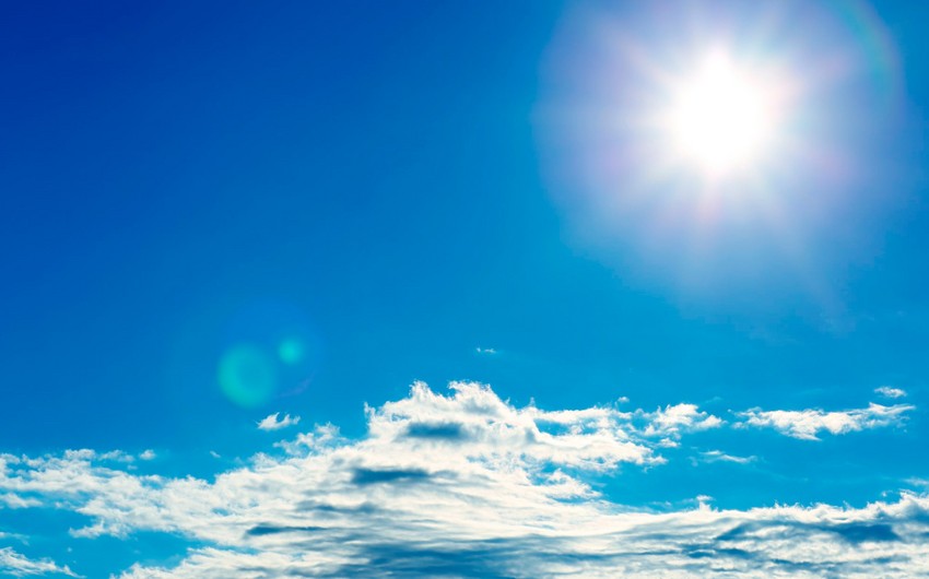 Temperatur 27 dərəcəyədək yüksələcək - SABAHIN HAVASI