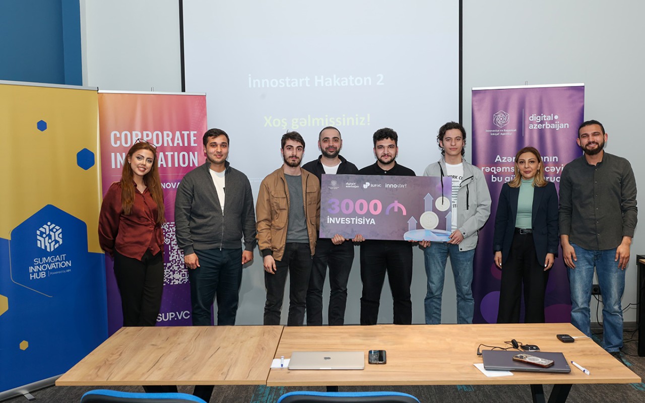 BMU tələbələri “INNOSTART” hakatonunda qalib olub 