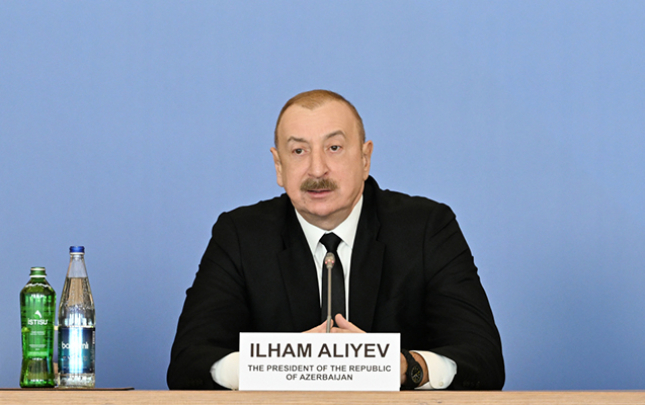İlham Əliyev Gürcüstanla münasibətlərdən DANIŞDI