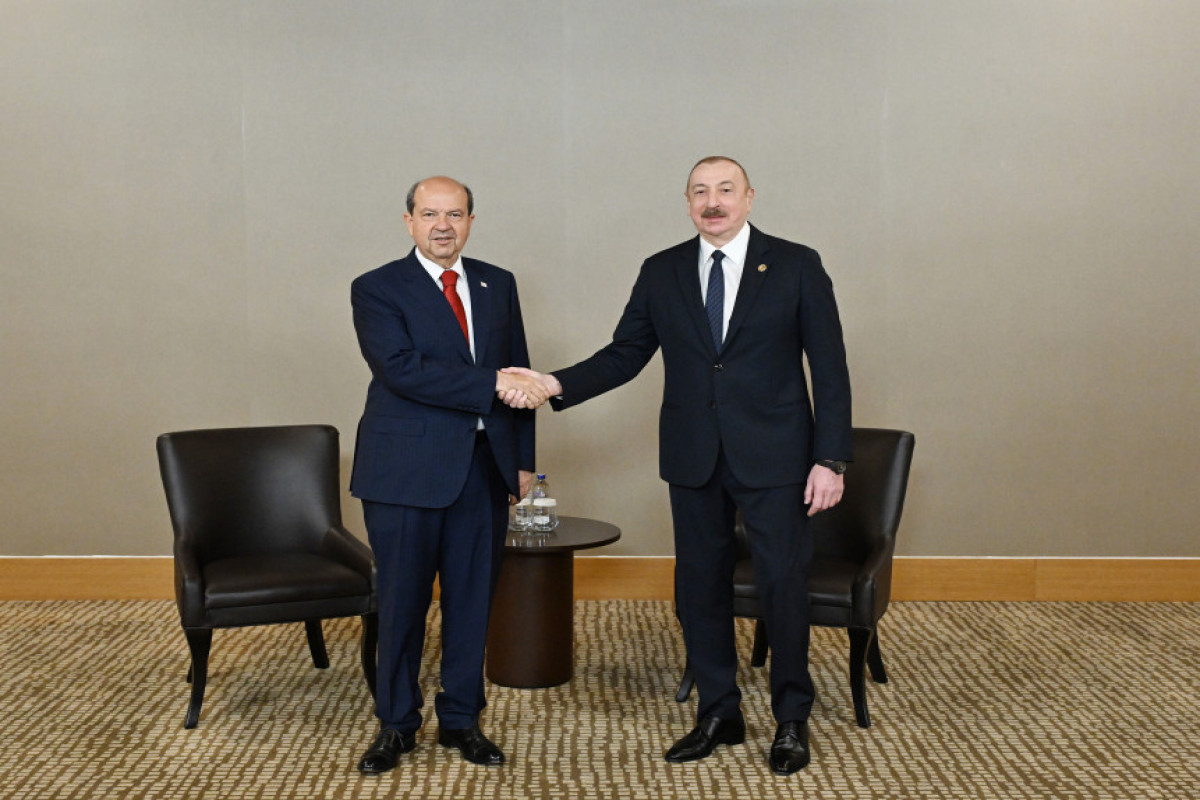İlham Əliyev Ersin Tatarla görüşüb
