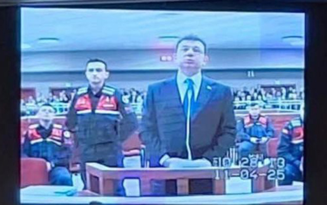 İmamoğlu hakim qarşısında - FOTO