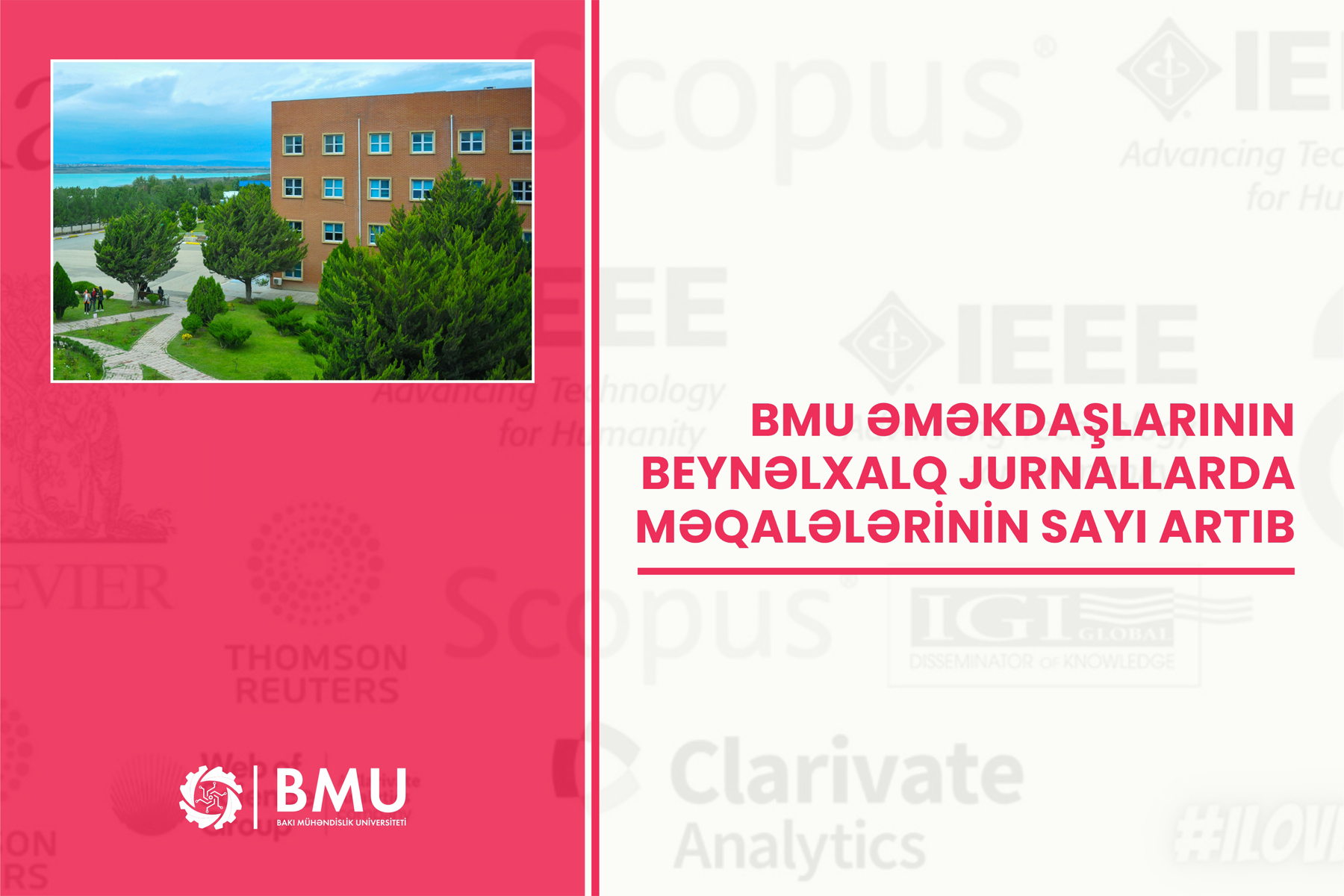 BMU əməkdaşlarının beynəlxalq jurnallarda məqalələrinin sayı artıb