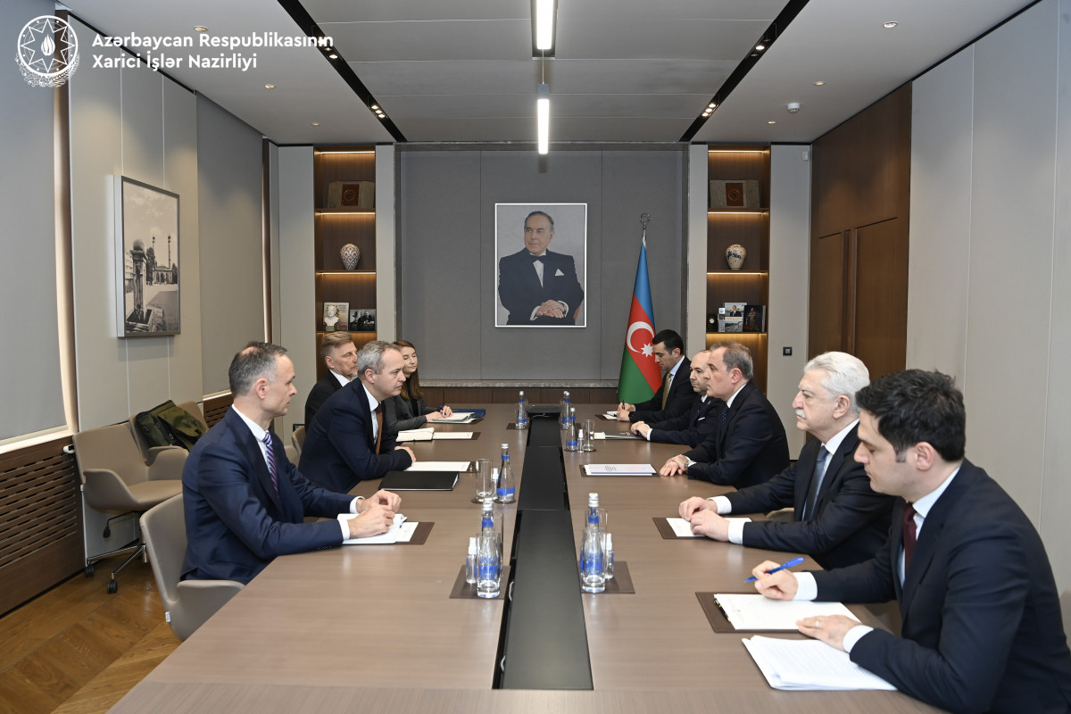 Ceyhun Bayramov Litva xarici işlər nazirinin müavini ilə görüşdü