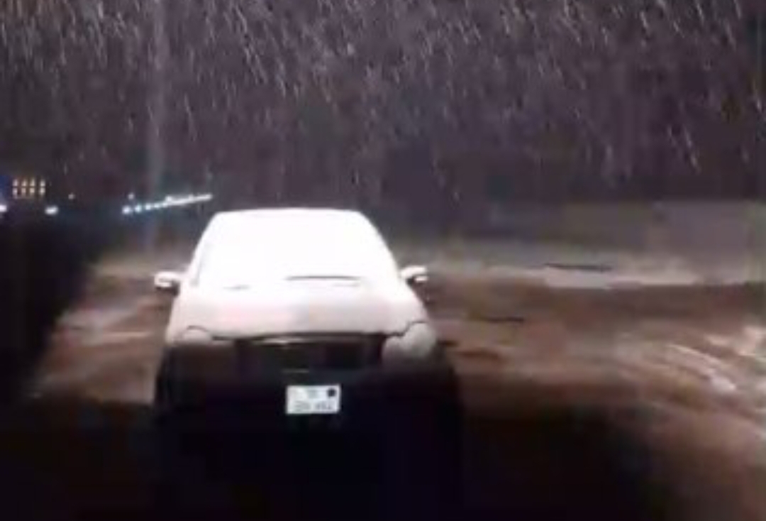 Yazda Şuşa və Laçına qar yağdı