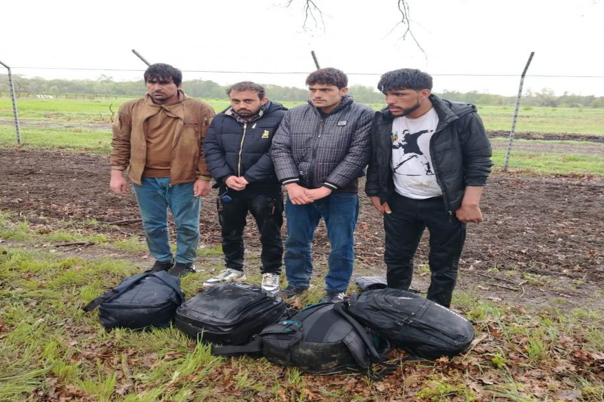 Sərhədi qanunsuz keçmək istəyənlər saxlanıldı - FOTO