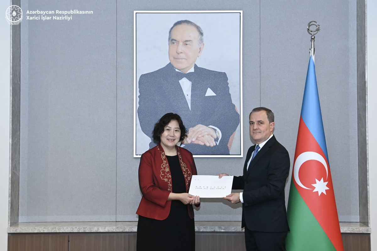 Ceyhun Bayramov Çin səfirini qəbul edib - FOTO