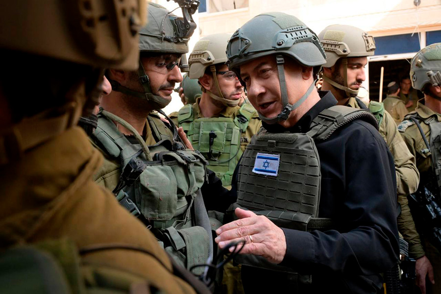 Netanyahu Qəzza zolağına gedib