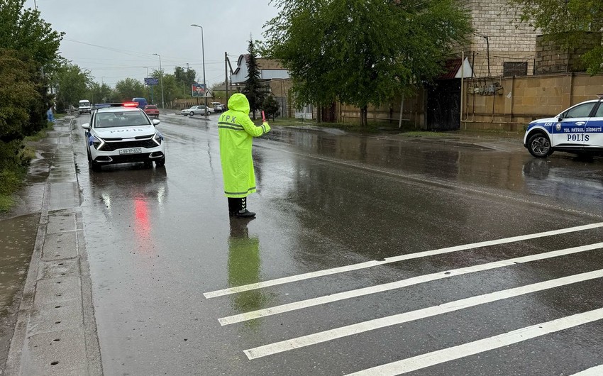 Yol polisi piyadalara çağırış etdi