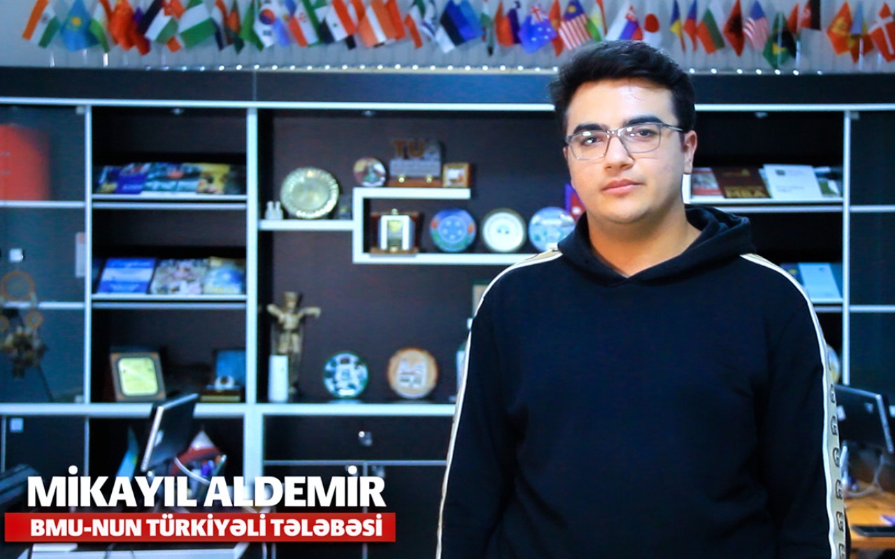 "BMU-da ingiliscə təhsil imkanları mənim üçün cəlbedici oldu" - Türkiyəli tələbə