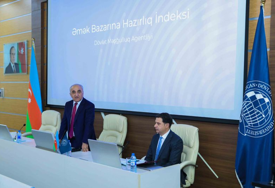 UNEC-də “Əmək bazarına hazırlıq indeksi” layihəsinin təqdimatı olub