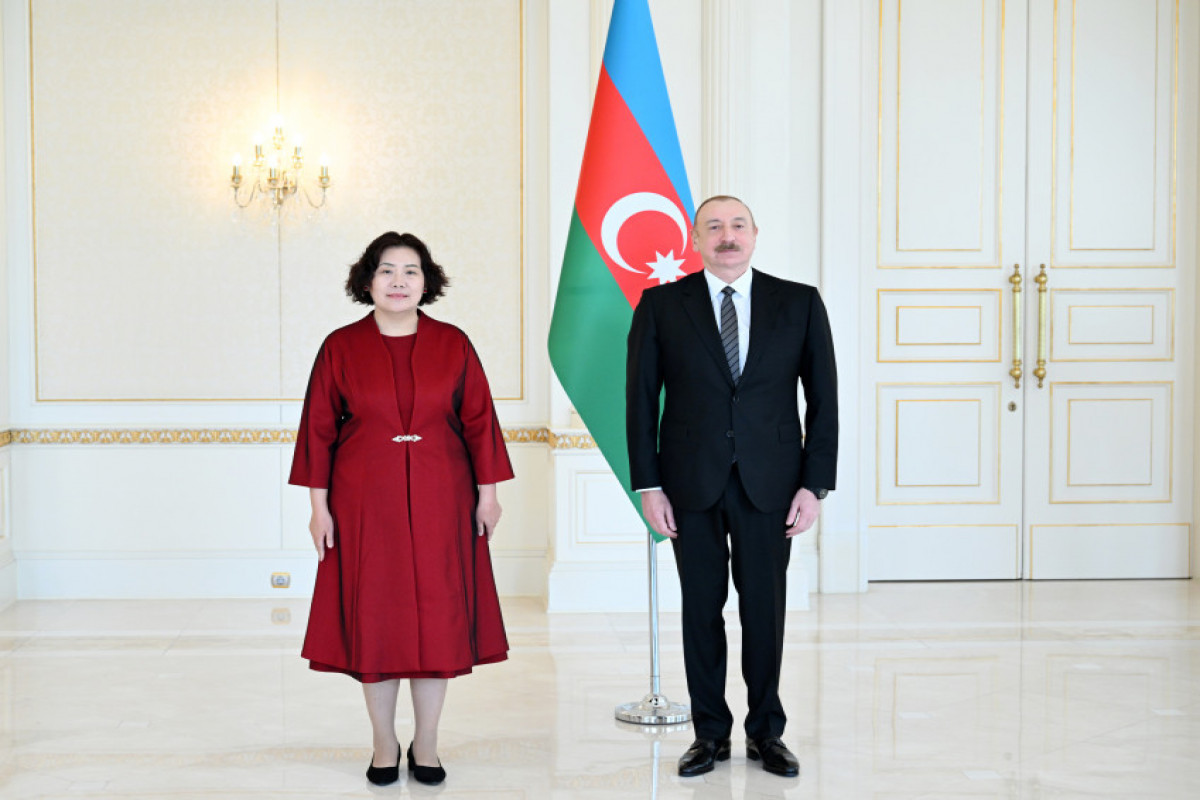 Prezident Çinin yeni səfirini qəbul edib