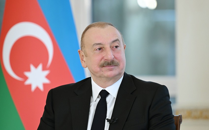 İlham Əliyev Çin agentliyinə müsahibə verdi - TAM MƏTN