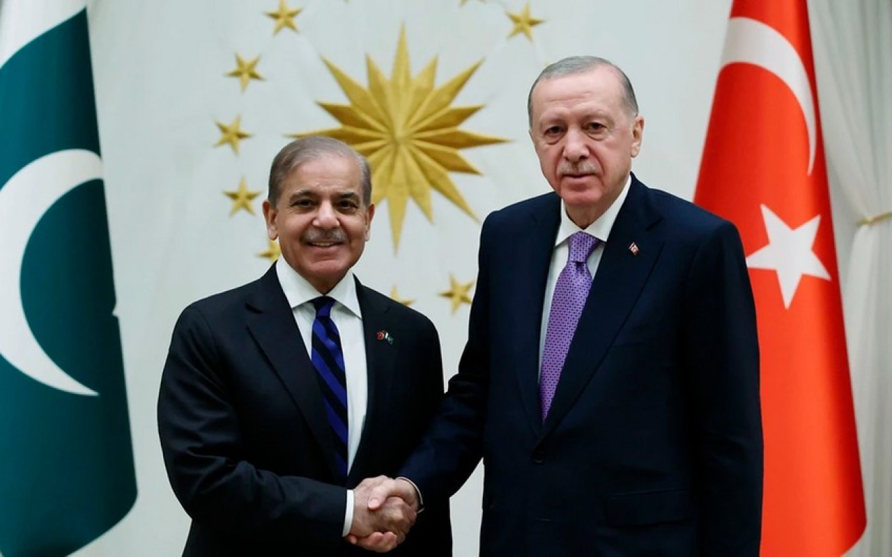 Ərdoğan Şahbaz Şəriflə görüşdü