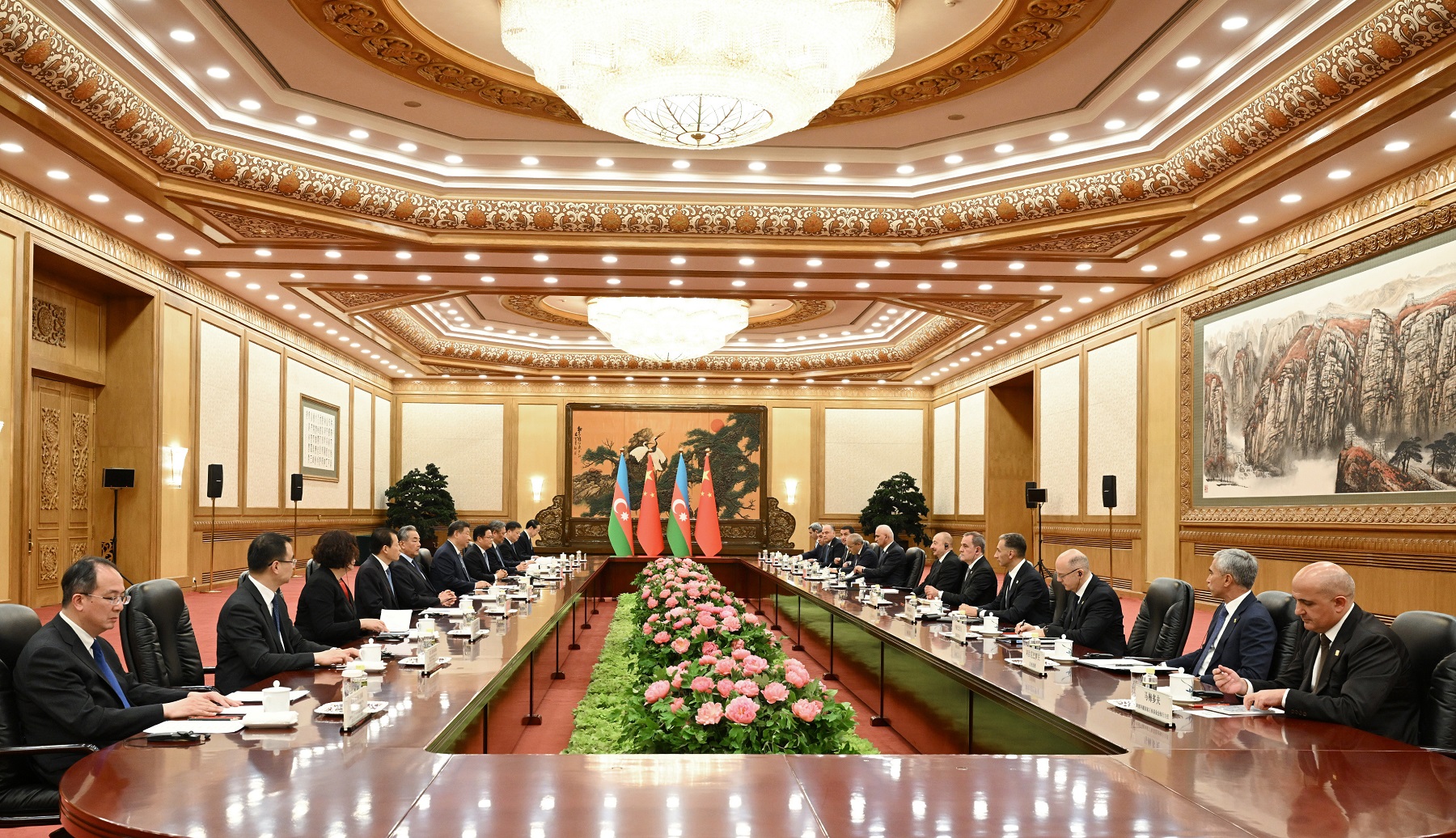 Prezident Çin lideri ilə görüşüb - FOTO
