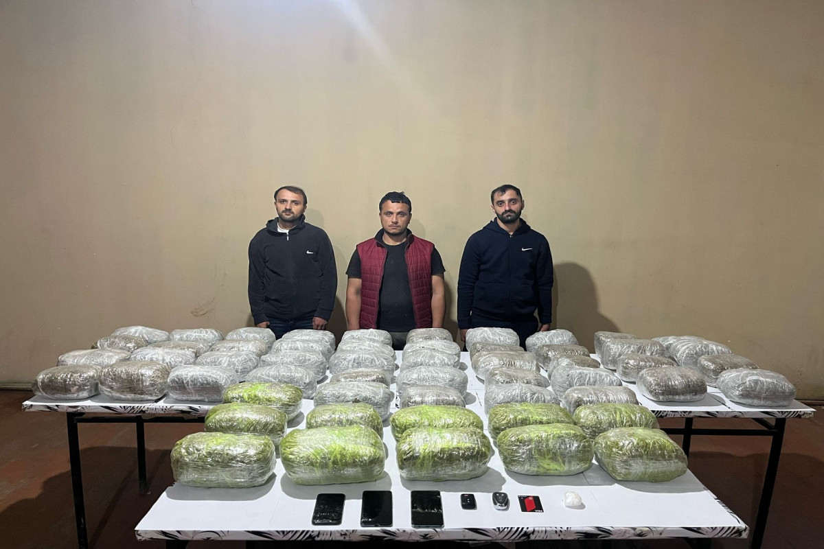 İrandan 53 kq narkotik gətirənlər saxlanıldı - FOTO