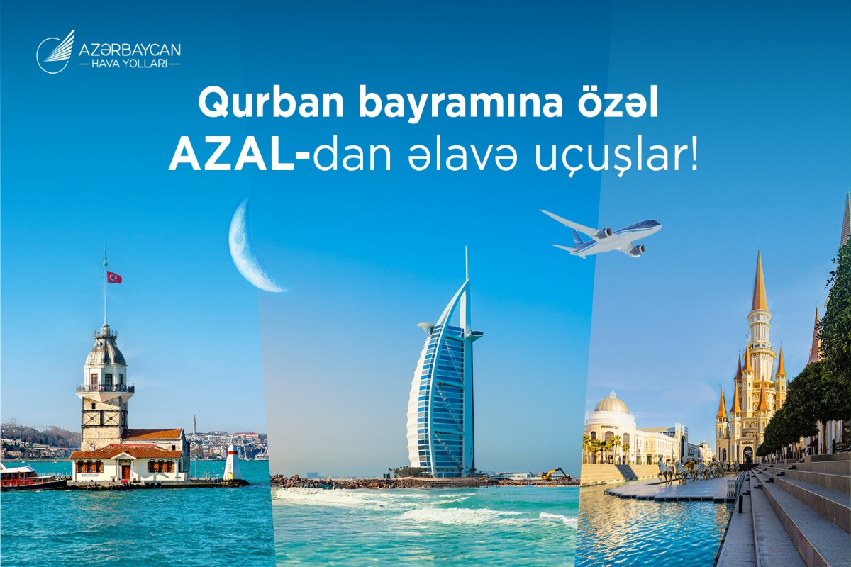 AZAL Qurban bayramına özəl uçuşların sayını artırır