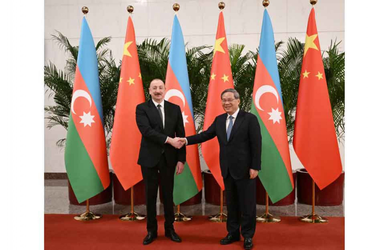 İlham Əliyev Çinin Baş naziri ilə görüşdü
