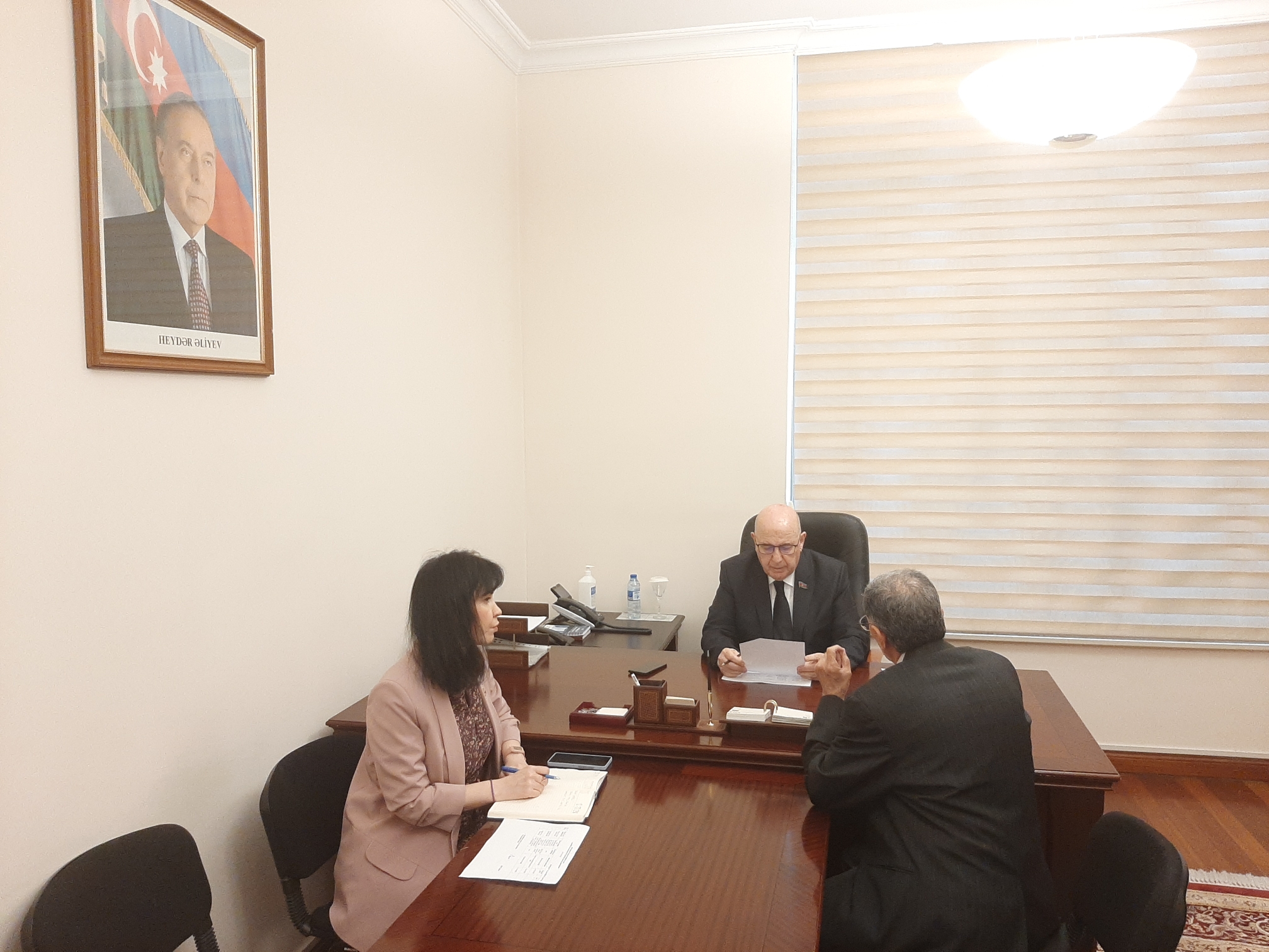 Əhliman Əmiraslanov vətəndaşları qəbul edib - FOTO