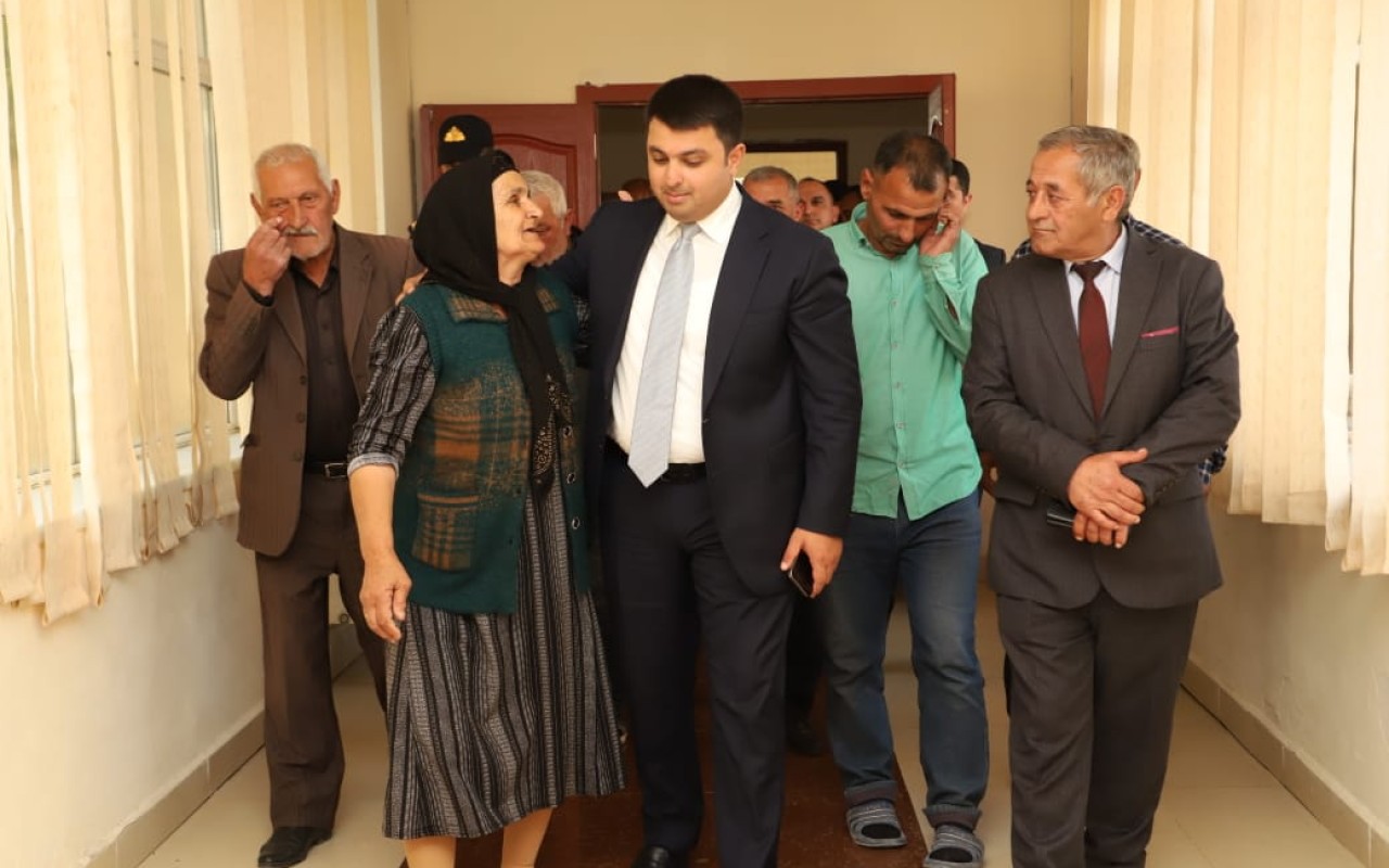 Neftçalanın icra başçısı səyyar görüş keçirdi - FOTOLAR