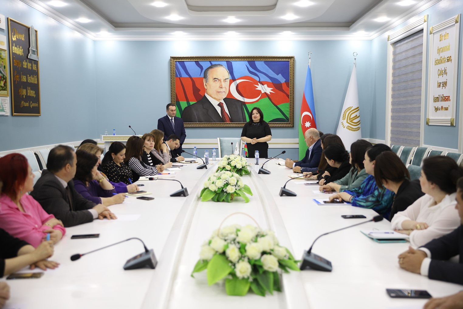 Gəncə Dövlət Universitetində təlim - FOTO