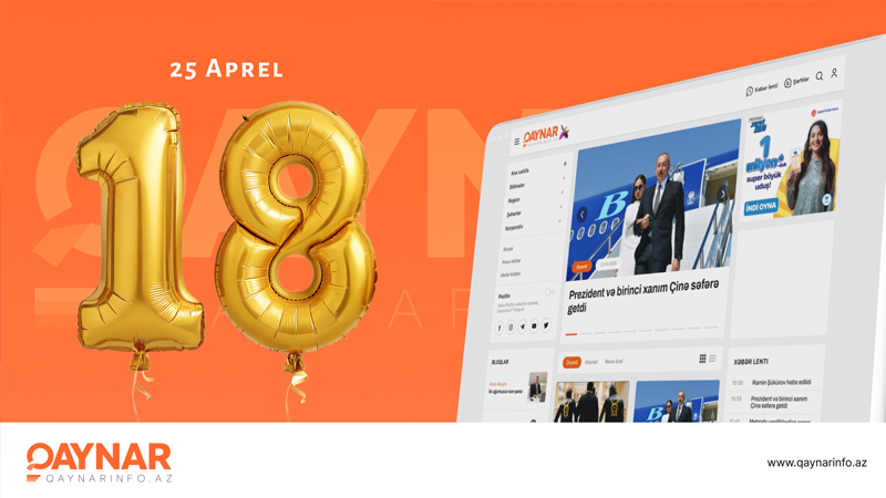 Qaynarinfo.az 18 yaşında!