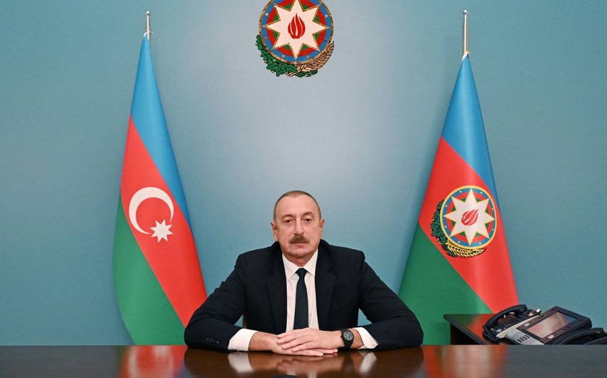 Prezidentdən həmkarına TƏBRİK