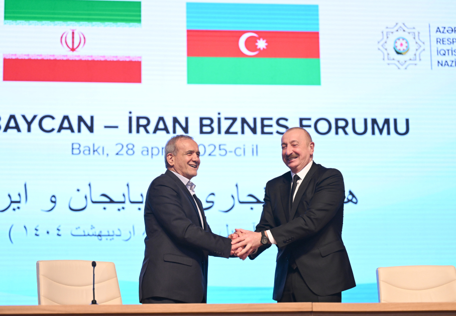 Prezidentlər biznes forumda - YENİLƏNİB