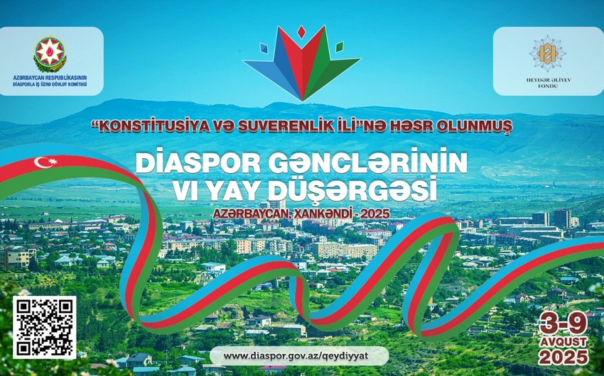 Diaspor Gənclərinin VI Yay Düşərgəsi Xankəndidə keçiriləcək
