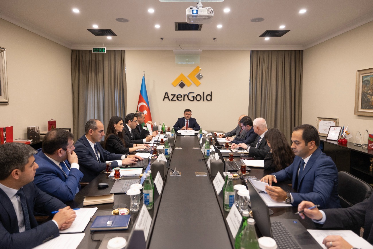 “AzerGold”da hasilatın pay bölgüsü haqqında Saziş üzrə Rəhbər komitənin iclası keçirilib