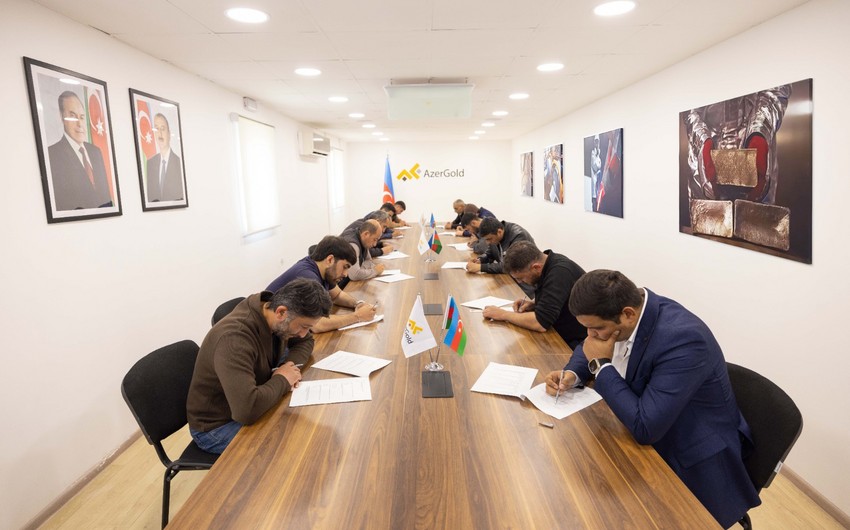 “AzerGold”da işə qəbulla bağlı imtahan keçirilib - FOTO