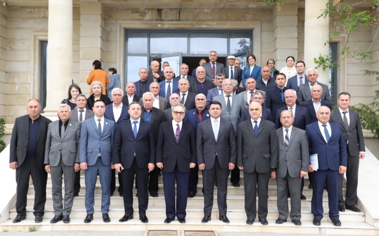 Neftçala Rayon Ağsaqqallar Şurasının illik hesabat yığıncağı - FOTOLAR