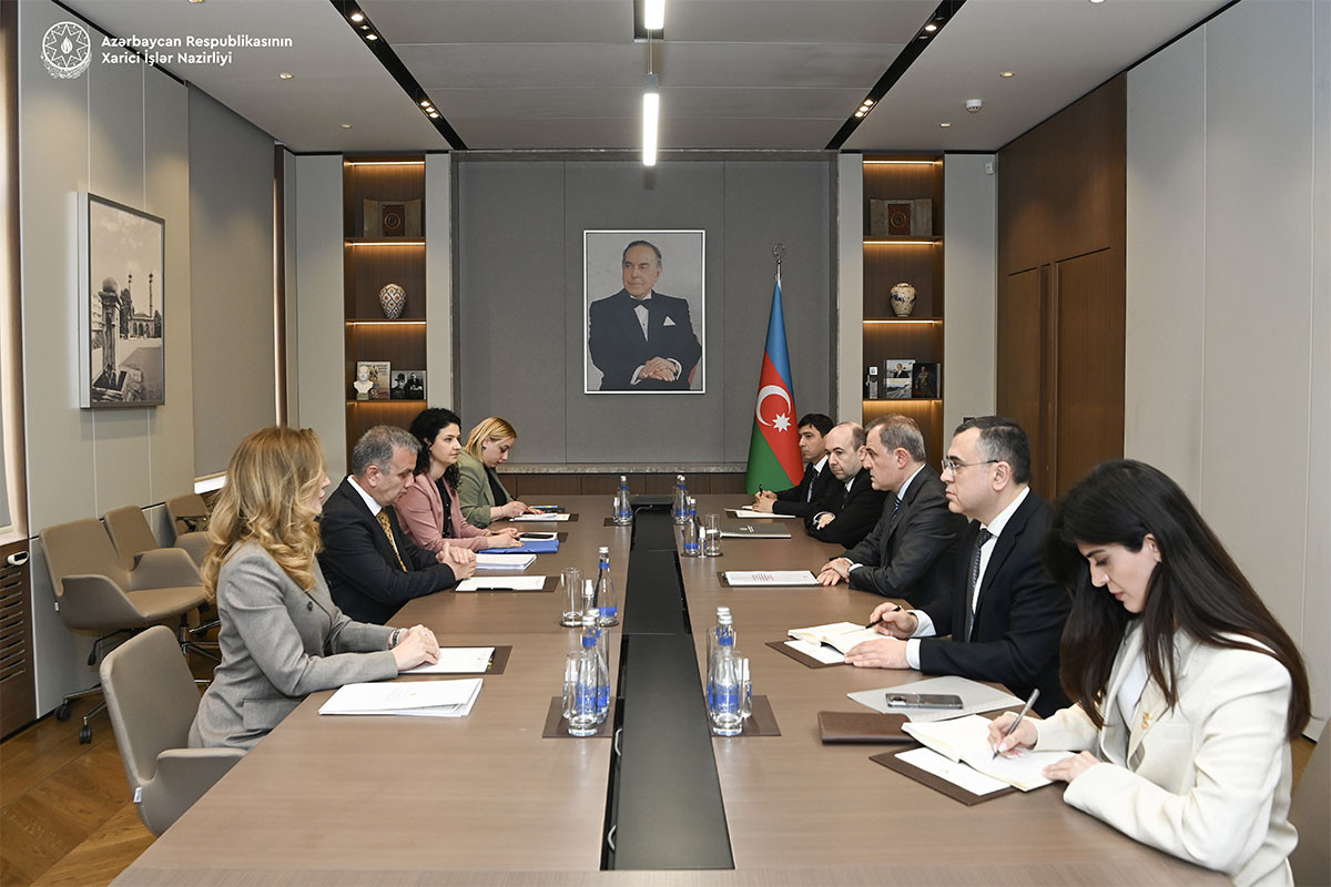 Ceyhun Bayramov Şimali Makedoniya XİN rəhbərinin müavini ilə görüşdü