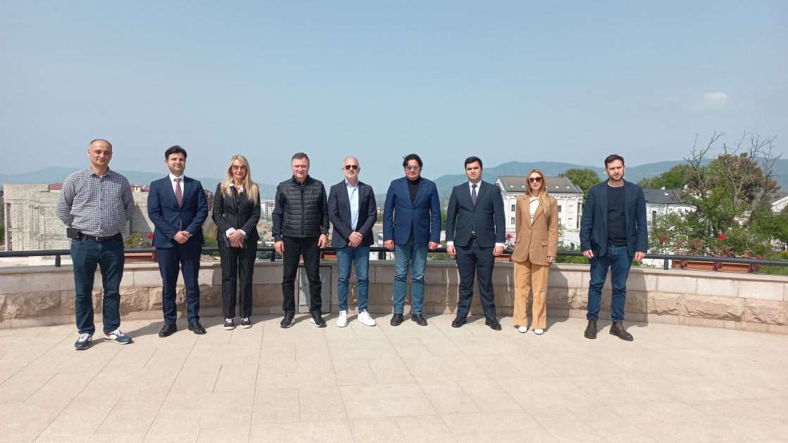 İtaliyalı deputatlar Xankəndidə - FOTOLAR