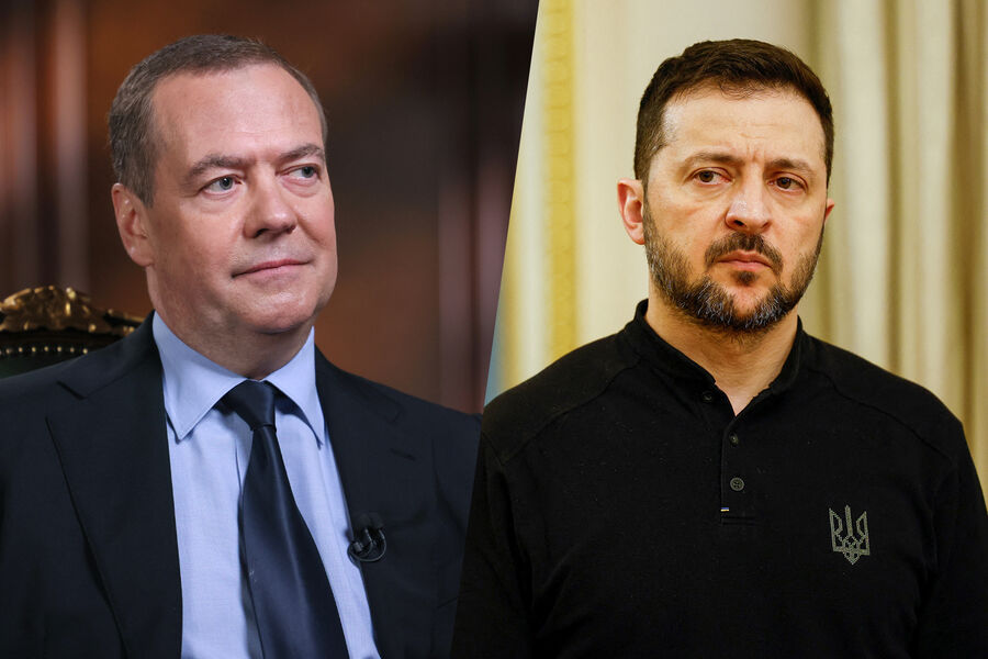 Medvedev Zelenskini TƏHQİR ETDİ