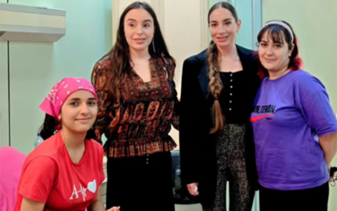 Leyla və Arzu Əliyevalar Onkologiya Mərkəzində - FOTOLAR