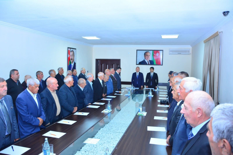 Üç rayonun ağsaqqallar şuralarının hesabat konfransları keçirilib - FOTO