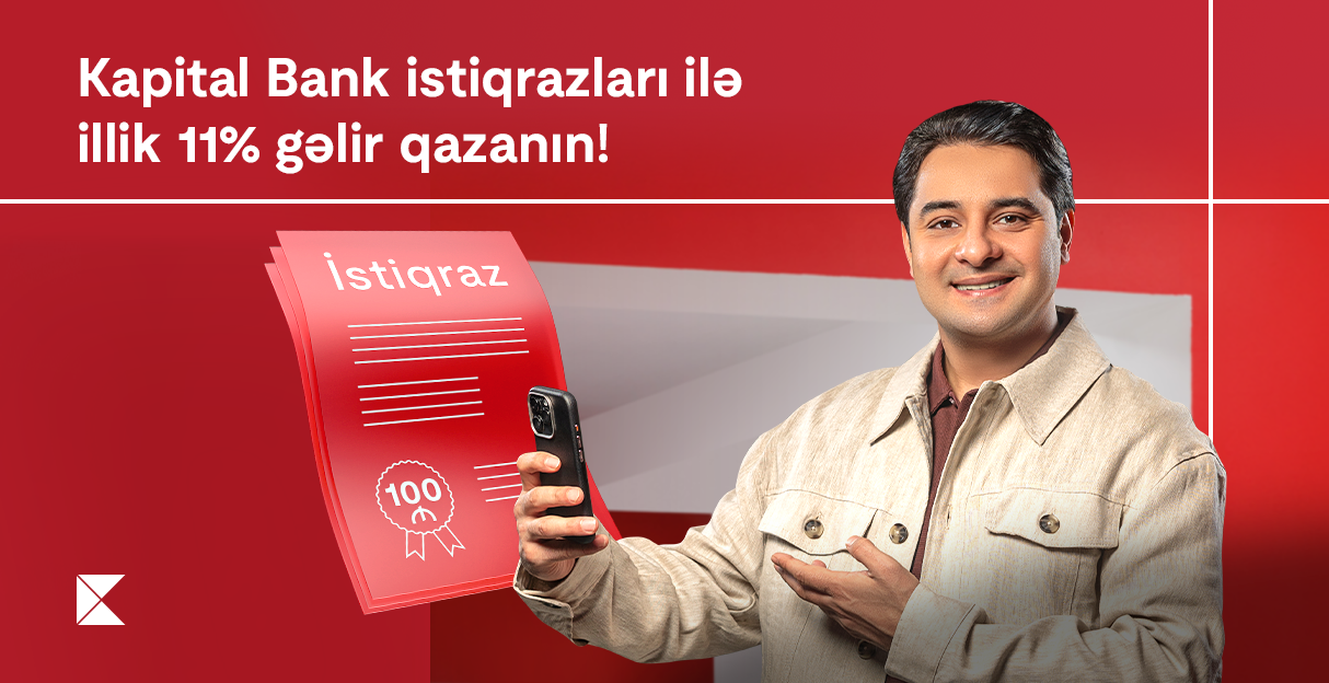 Kapital Bank-ın 30 milyon manat həcmində istiqrazının abunə yazılışı başladı 