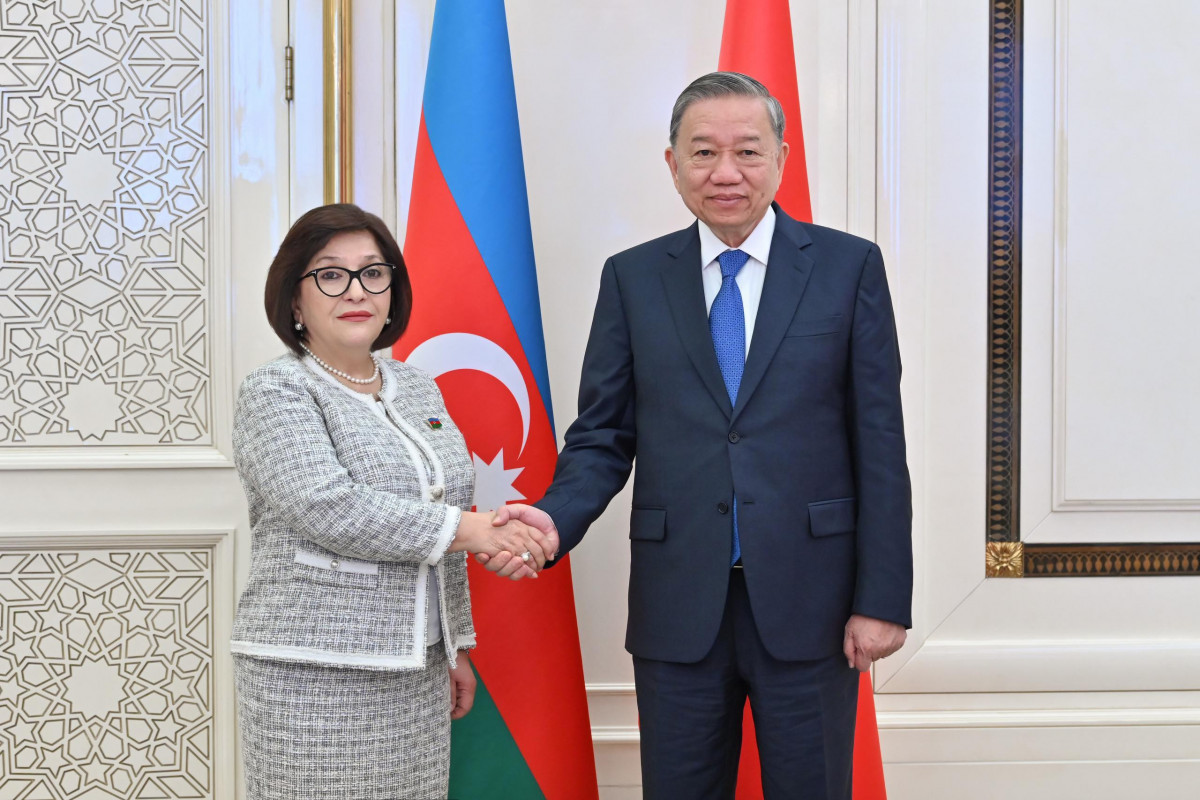 Sahibə Qafarova Vyetnamın Baş katibi ilə görüşüb
