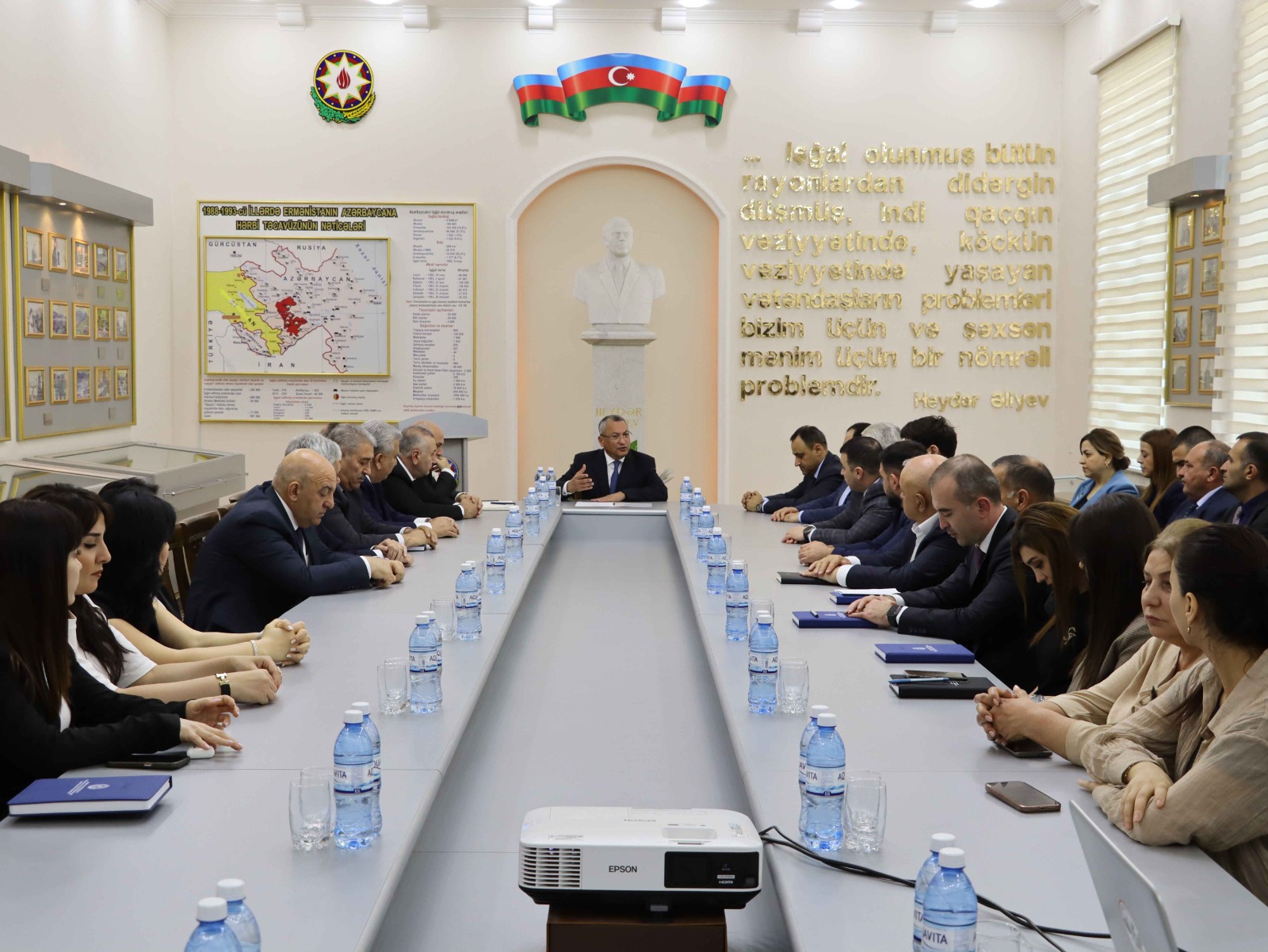 Dövlət Komitəsində Heydər Əliyevə həsr olunmuş tədbir keçirilib - FOTOLAR