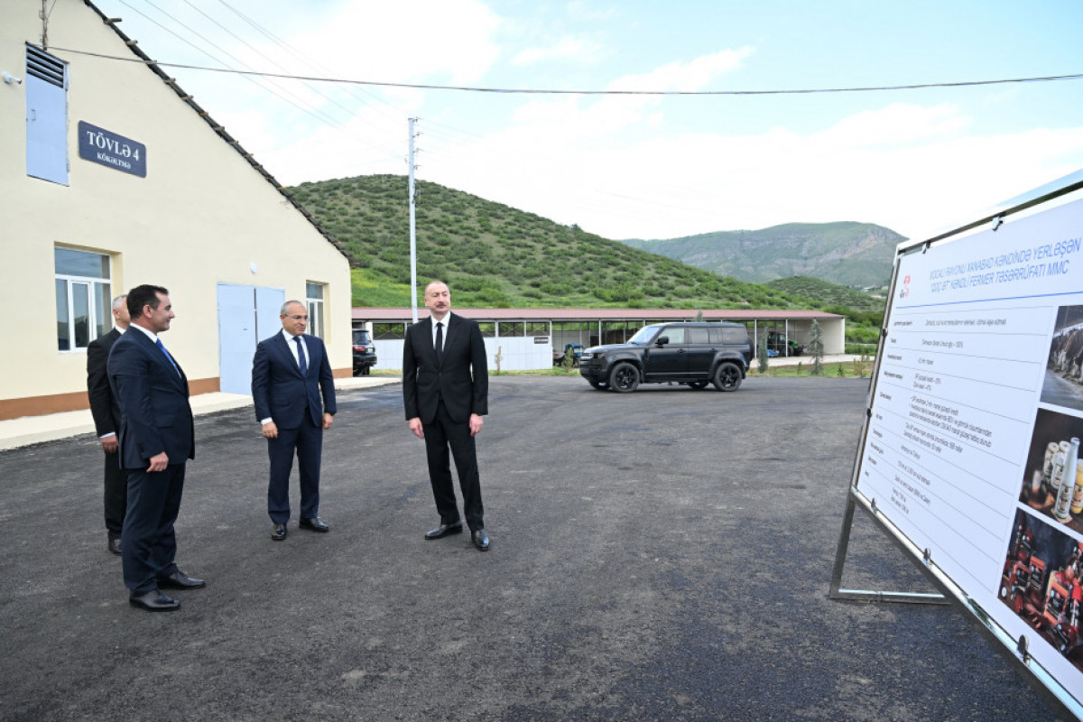 Xocalıda heyvandarlıq kompleksinin açılışı oldu