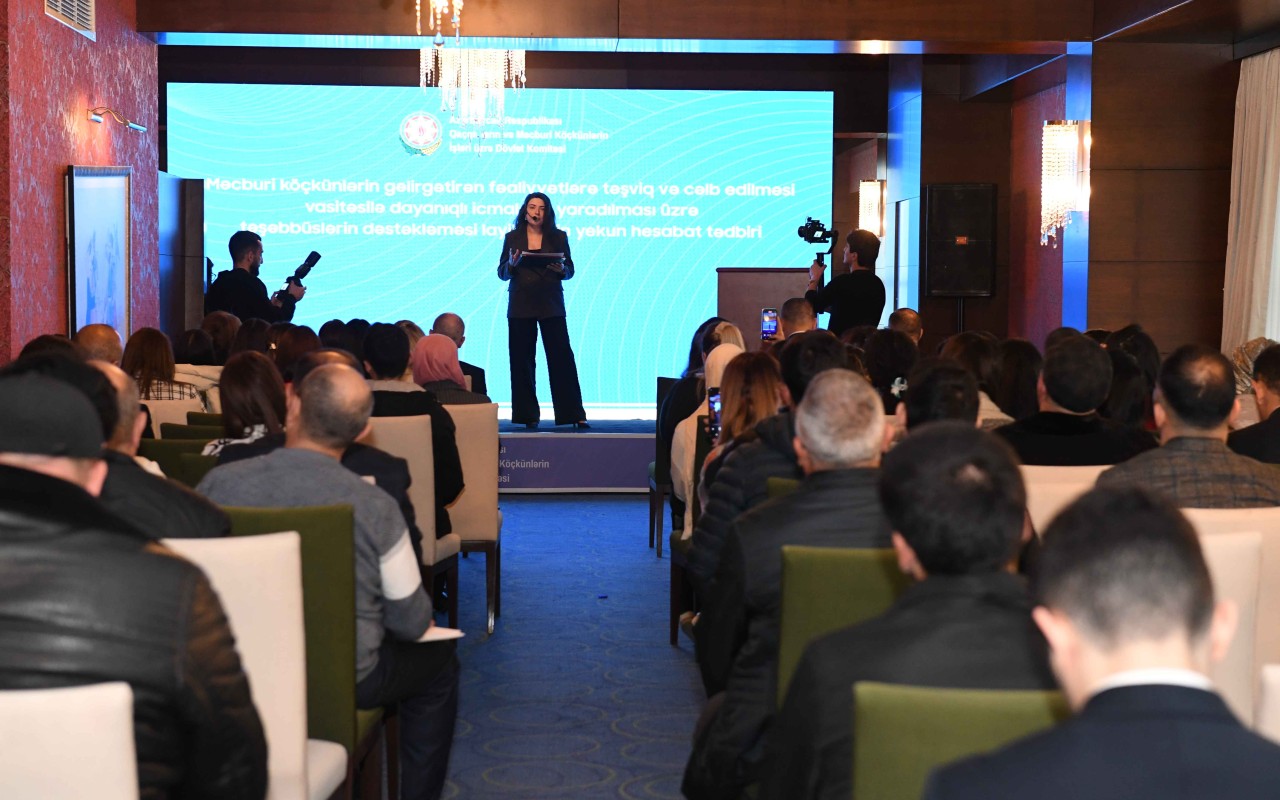 Məcburi köçkünlərin gəlirgətirən fəaliyyətlərə təşviqi diqqət mərkəzindədir