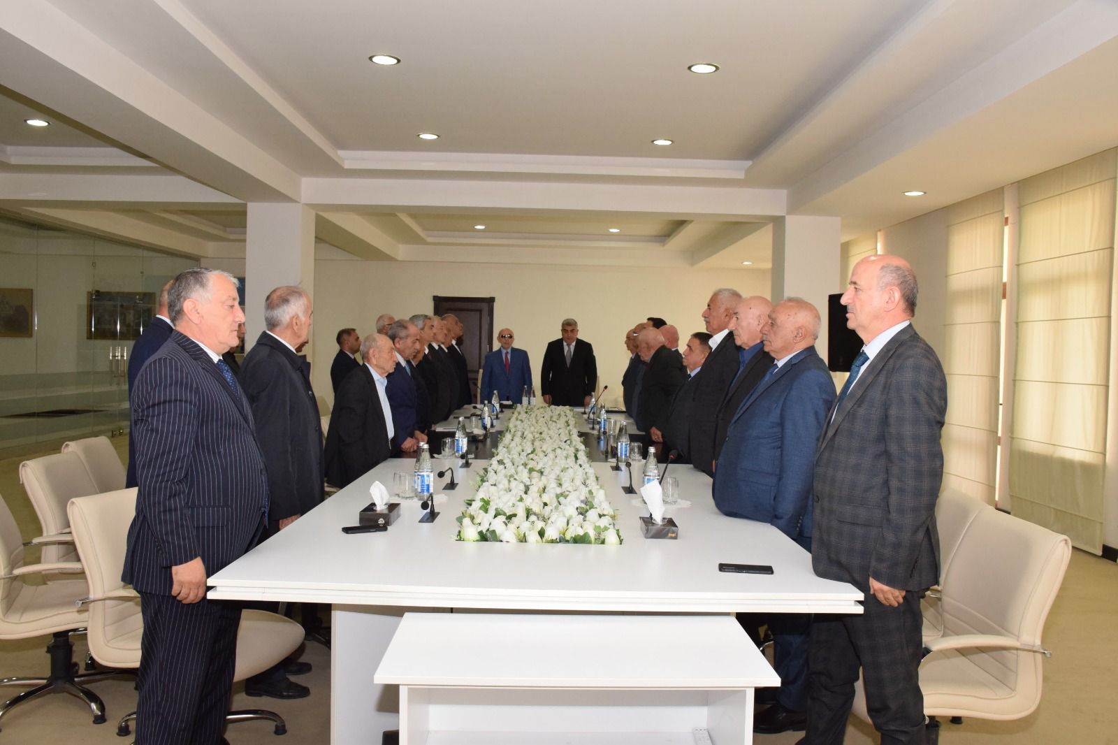 Şabran və Quba ağsaqqallarının hesabat konfransı - FOTO