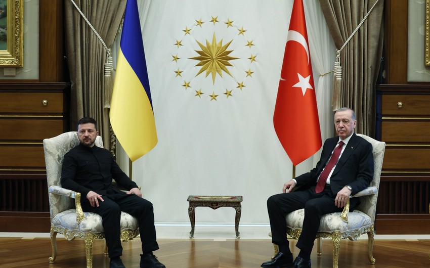 Zelenski Ərdoğanla bağlı paylaşım edib