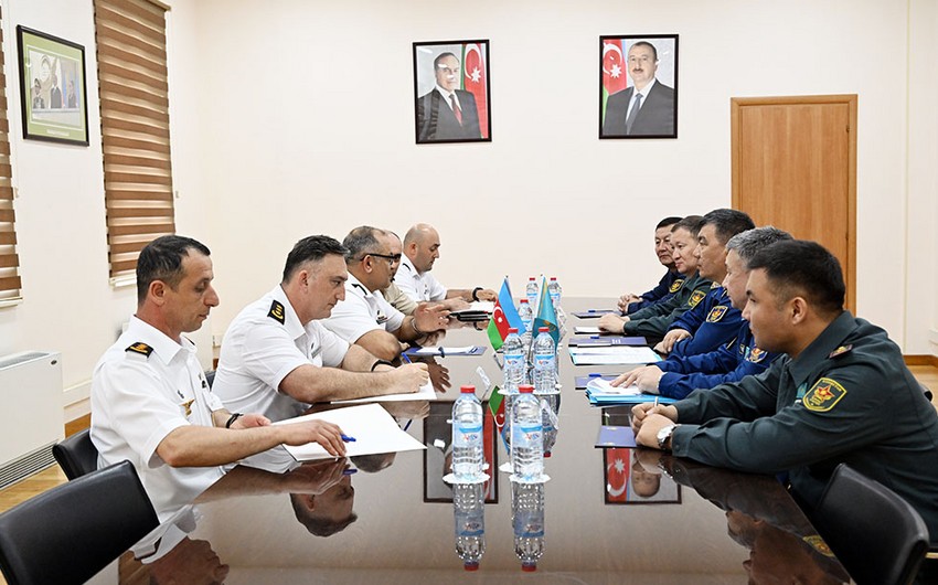 Qazaxıstanın Baş Qərargah rəisinin müavini Azərbaycana gəldi - FOTO