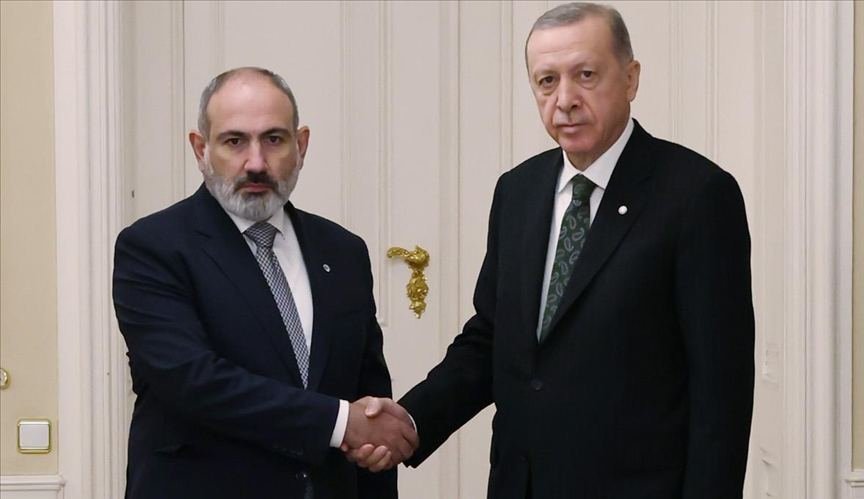 Paşinyan Ərdoğanla da görüşdü